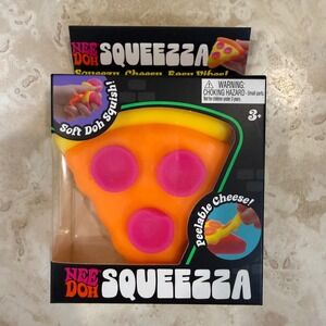 NeeDoh Squeezza Pizza Nee Doh Squishy Sensory Fidget Toy Stress Relief NWT